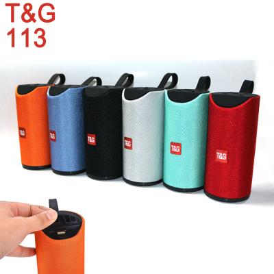 China TG117 Mini Portable Speaker Outdoor Sports 1200mAh Wireless Speakers Waterproof Soundbar Column Speaker for sale