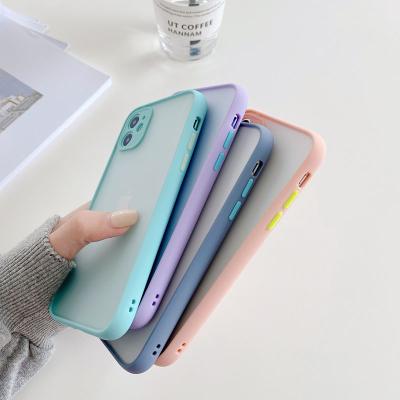 China Practical Fashion Matte Phone Accesories Shockproof Case For iPhone 12 Pro 7 8 Max Plus XS XR Cell Phone Case For iPhone 13 Case for sale