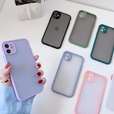 China Best Seller Feel Practical Matte Shockproof Skin Cover For iPhone 7 8 Plus X XS XR 11 12 Pro Max Cell Phone Case For iPhone 13 Pro Case for sale