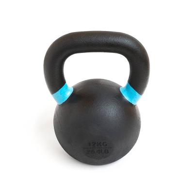 China Durable Sport Custom Logo Cast Iron Kettlebell With Powder Coated Paint for sale