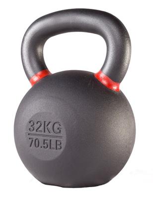 China Commercial Use Sports Custom Logo Cast Iron Kettlebell With Powder Coated Paint for sale