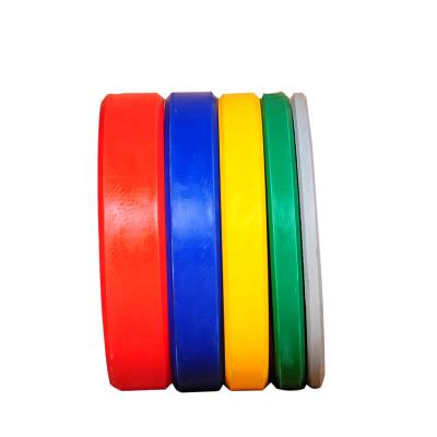 China Gym Home Fitness Barbell Weight Rubber Bumper Plates For Weight Lifting for sale