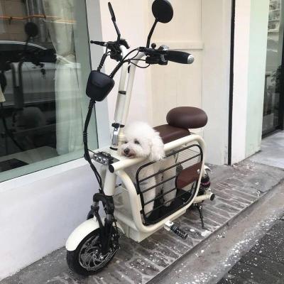 China 350w-2000w motor electric scooter unisex for dog and cat electric pet bike pet scooter citycoco chopper motorcycle dog carrier for sale