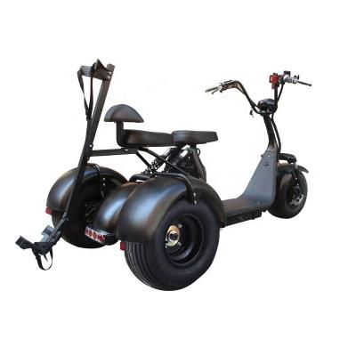 China US/EU Unisex Warehouse 60V 20Ah 2000w Hot Selling Adult Three Wheel Bicycle Lithium Battery Tricycle 3 Wheel Electric Scooter for sale