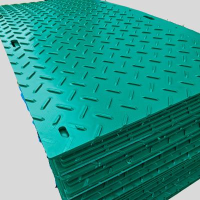 China Construction Compound HDPE Mat Easy Moving Temporary Roadways Ground Protective Mat for sale