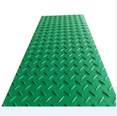 China Easy To Wear Customized Logo 4x8 Protective Pad Manufacturers Excavator Road Plastic Ground Mat for sale