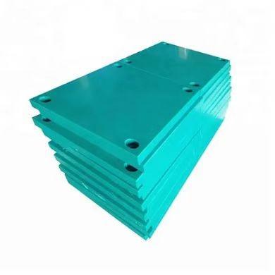 China Hot sale blue uhmwpe construction marine fender pad with customized size for sale