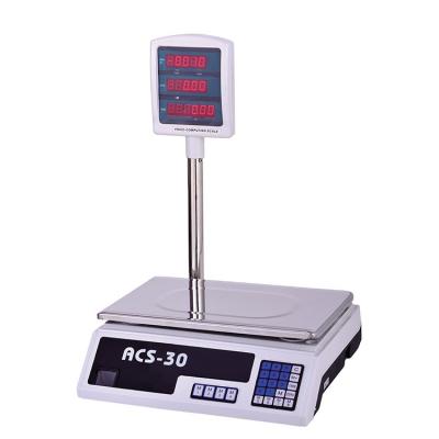 China Large Screen Display 40kg Digital Electronic Scale Platform Scale 64*44*41cm for sale