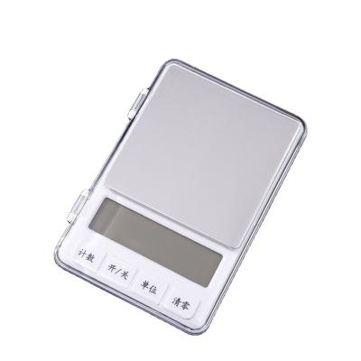 China WITH LID Digital Pocket Scale Precision Jewelry Scale Gram Weight Kitchen Jewelry Medicine Weight Scale for sale