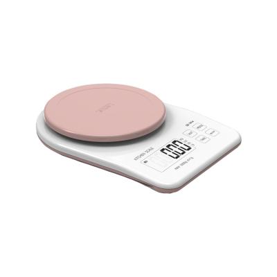 China With Portable Electronic Scale Tray 3kg LCD Display Kitchen Scale Food Balance Measure Weight Scale for sale