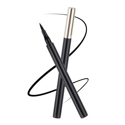 China OEM ODM Black Waterproof Liquid Eyeliner Waterproof Thin Liquid Eyeliner Pen Felt Tip Vegan Customer Logo for sale