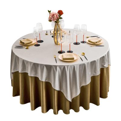 China CLASSIC custom made round table suit set bunk wedding tablecloth party round tablecloth decoration luxury damask tablecloth for sale