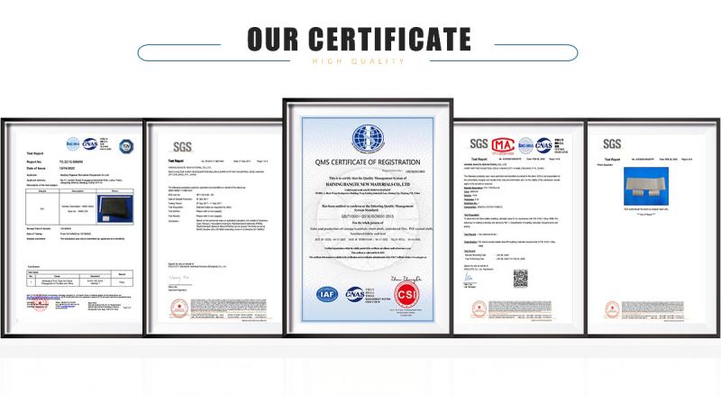 Verified China supplier - Haining Bangte New Material Co., Ltd.