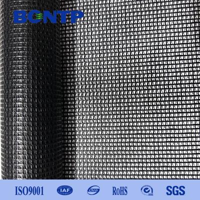 China Zwart Vinylmesh tarps pvc Met een laag bedekt Mesh Fabric 1000D 10x10 Te koop