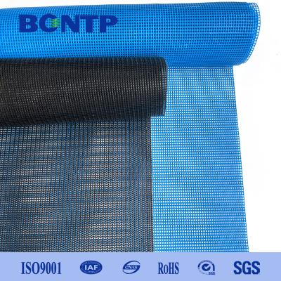 China PVC Coated Polyester PVC Mesh Fabric Construction Safety Mesh flame retardant high strength for sale