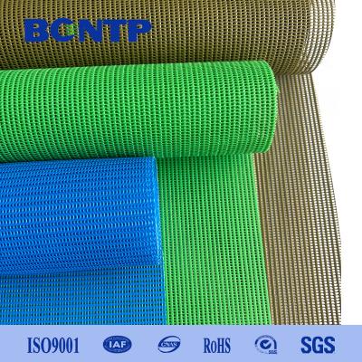 China 1000D pvc Mesh Fabric 20x20 Mesh Canvas Fabric Tarp Te koop