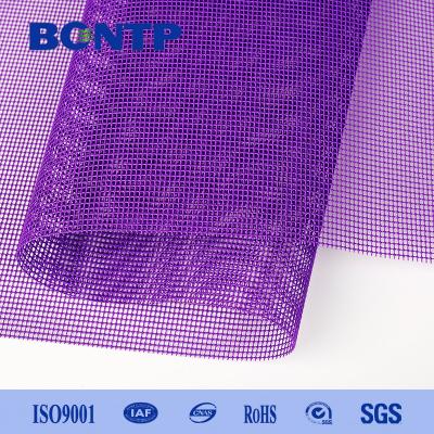 China Colorful PVC Mesh Fabric for bag Flame Retardant UV Resistant 500d for sale