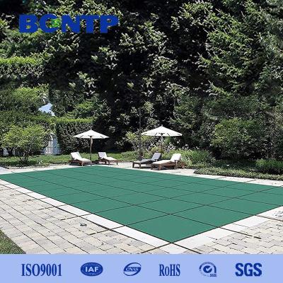 China Factory pool cover fabric manufacturers safety swimming pool cover on roller 100% PP for sale