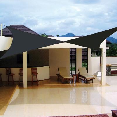 China Outdoor Sun Shade Sail HDPE Waterproof Outside Shade UV Stabilized Triangle Rectangle Shade Sails Awnings Patio Garden C for sale