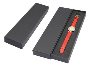 China Matte Black Paper Cardboard Jewelry Recyclable Custom Gift Box Bracelet Necklace Wholesale Watch Boxes for sale