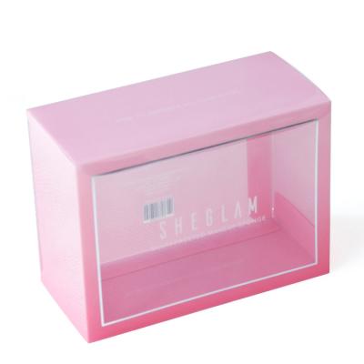 China Biodegradable PVC Custom Transparent Box With Colorful Printing PET Packaging Box for sale