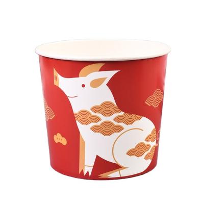 China Disposable Professional Supplier Fast Food Fried Chicken Bucket Eco Friendly Paper Bowl for sale