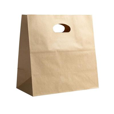 China Grocery Recyclable Favorite Green Paper Bags for sale