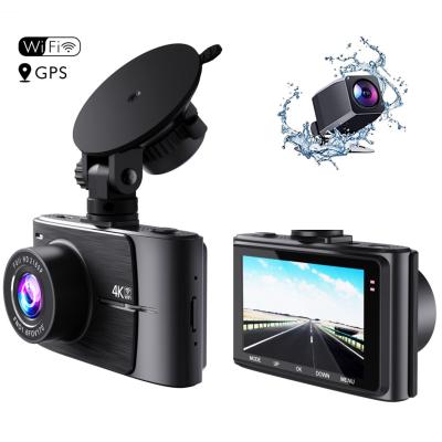 China NTK96670 NTK96670 Car Dual Cameras 2 Channel Starlight Night Vision Driving IMX335 Recorder gps wifi dashcam 4k car dash nexar cam for sale