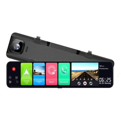 China 12 Inch Touch Screen Car GPS Navigation 4G WIFI Lens G-sensor 1080 HD Car Rearview Mirror Monitor Dash Cam Dual Reversing Camera for sale