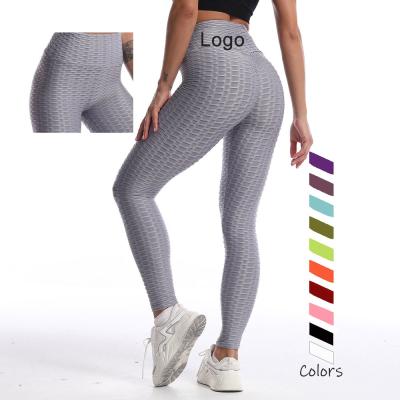 China Popular Melody Tiktok Gym Yoga Pants Wholesale Stocked High Waist Women Ladies Breathable Yoga Pants Fitness for sale