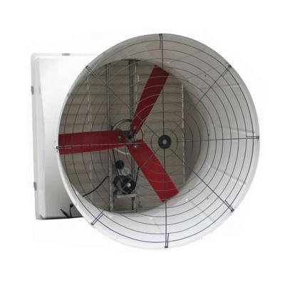 China Large Volume Agrifan 54 Inch Evaporative Ventilation Fiberglass Cone Fan for sale