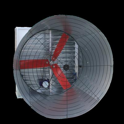 China Big Air Volume 50inch Exhaust Fan Air Cooler With Plastic Blades Cone Fan for sale