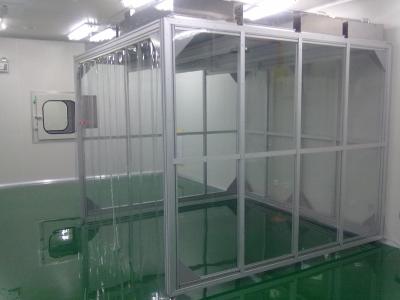 China FFU HEPA Filter Cleaning Booth Class 100 Portable Clean Booth for sale