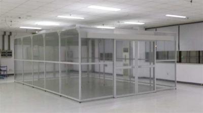 China Acrylic Hard Wall Clean Room Booth Anti Static Movable Class 100 for sale