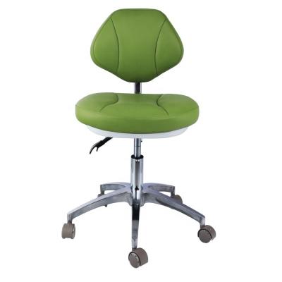 China Big Cushion Dental Assistant Nurse Stool Comfortable Backrest Custom Dentist Stool for sale