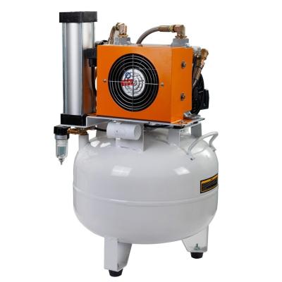 China CE Certified Oil Free Air Compressor Dental Clinic 32L Dental Air Compressor With Dryer for sale