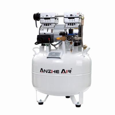 China Compresor de bomba de aire médico de 40L 850W Compresor de aire sin aceite dental Uso para 2 sillas dentales en venta