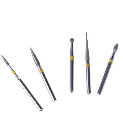 China Stainless Steel Dental Drill Bur 1.6mm Dental Diamond Bur For High Speed Handpiece for sale