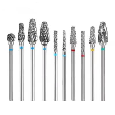 China Dental Lab Use Tungsten Carbide Burs 10pcs/Set Dental Carbide Drill Kit For Micromotor for sale