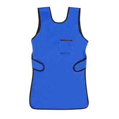 China Medical 0.35mm PB Lead Radiation Proof Suits Blue Color Dental X-Ray Lead Apron for sale