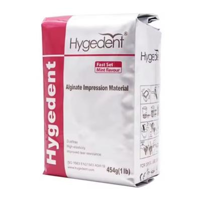 중국 Hygedent Alginate Dental Impression Material Easy Mixing Dental Alginate Impression Powder 판매용