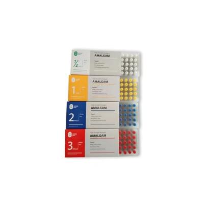 China Material de enchimento dental Amálgama cápsula 2 derramamento 600 mg 50pcs/ caixa Amálgama dental cápsula à venda