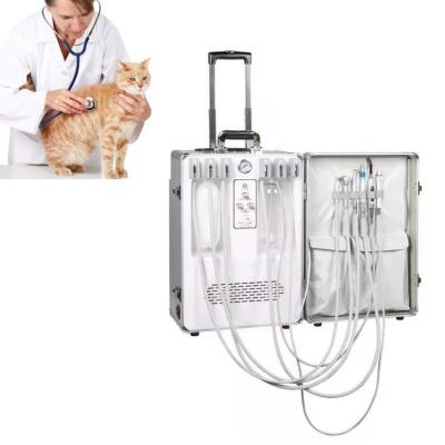 China Animal Tooth Treatment Vet Use Portable Dental Unit With Full Instrument Set for sale