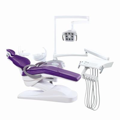 China Luxury Design Big Soft Cushion Dental Unit Multi Color Dental Chair With 9 Memories for sale