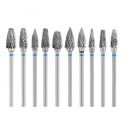 China 10PCS/Box Dental Lab Popular Carbide Cutter Kit 2.35mm Dental Drills for sale