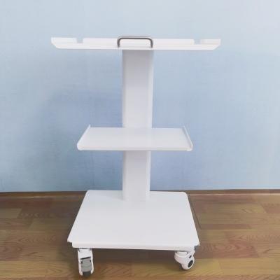 China Medical Clinic Cabinet  Dental Clinic Mobile Cart With Three Layers Of Tray for sale