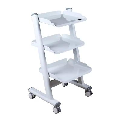 China Dental Equipment Medical Trolley Cart Stainless Steel Durable Mobile Dental Cart for sale