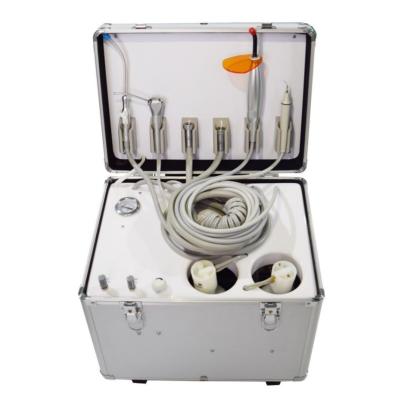 China Mini Size Dental Therapy Suitcase With Build In Curing Light And Dental Scaler Mobile Dental Treatment Unit for sale