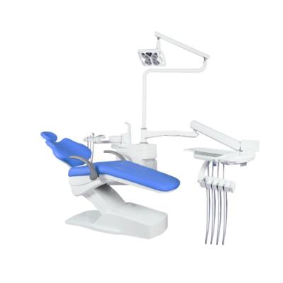 China Dental Clinic Equipment Luxury Dental Chair Unit Foshan Factory Custom Accept Soft Cushion Dental Treatment Chair for sale