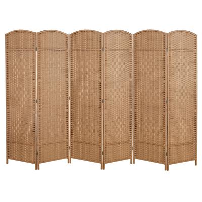 China CLASSIC Movable Partition Wall Soundproof Bamboo And Rattan Handcraft Room Divider Screen for sale